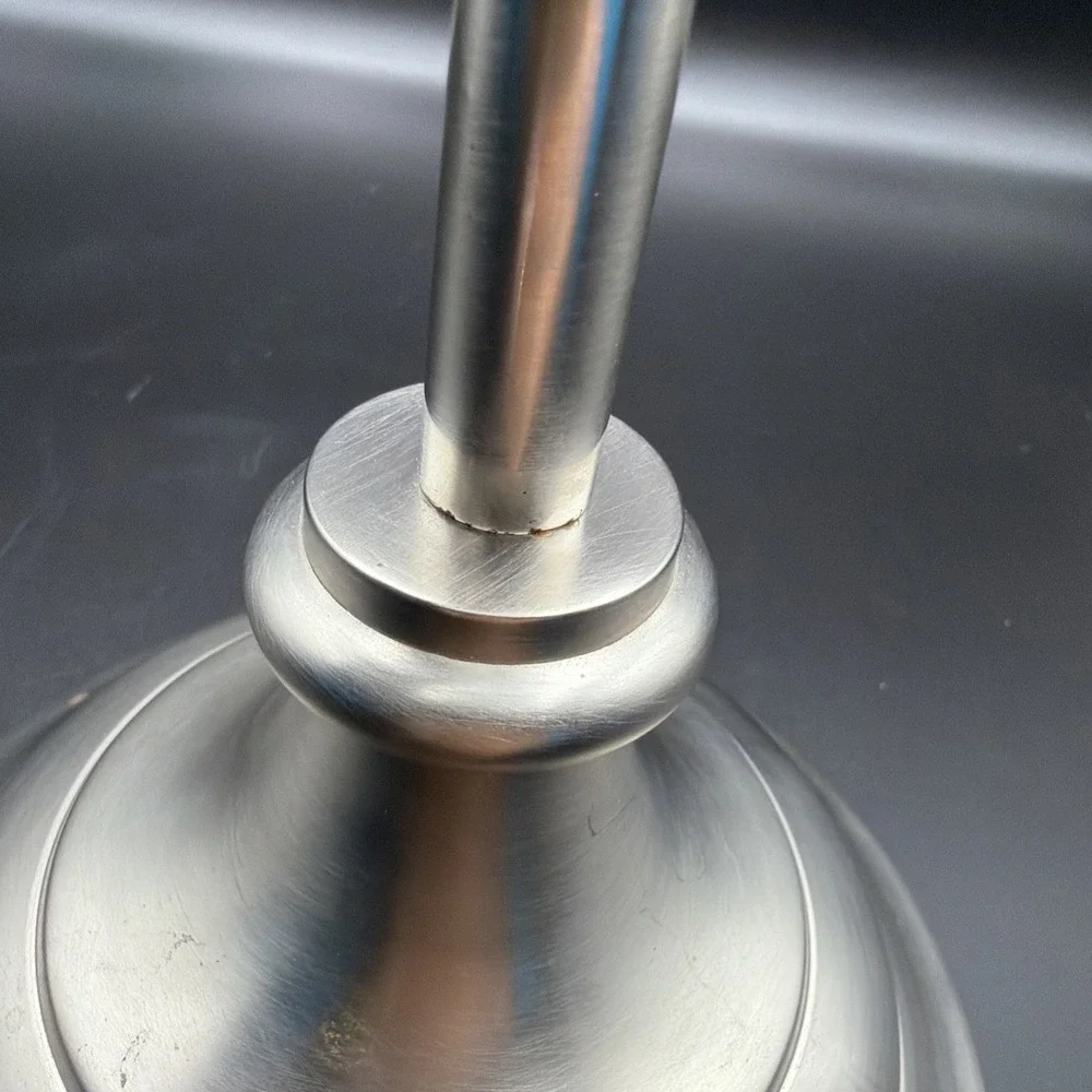 Pottery Barn Silver Brushed Nickel Jewelry Stand‎ 17.5